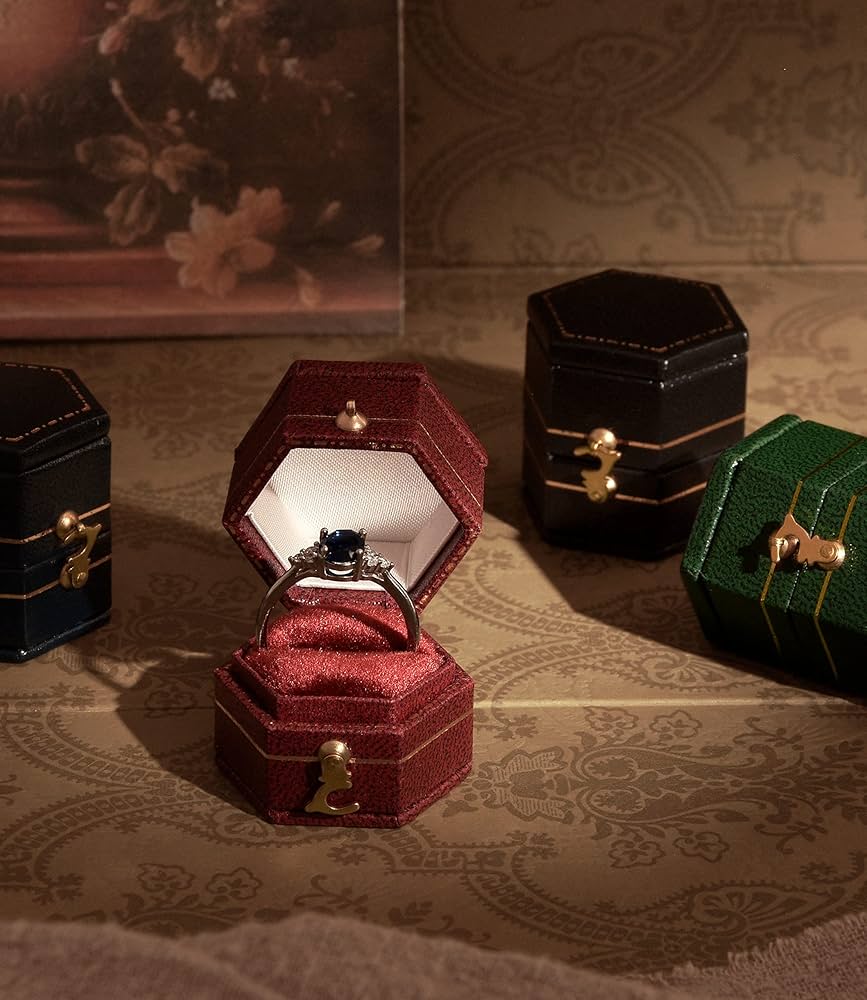 米国ヴィンテージ リングボックス Amazon｜ヴィンテージ スタイル リング ボックスアンティークスタイル